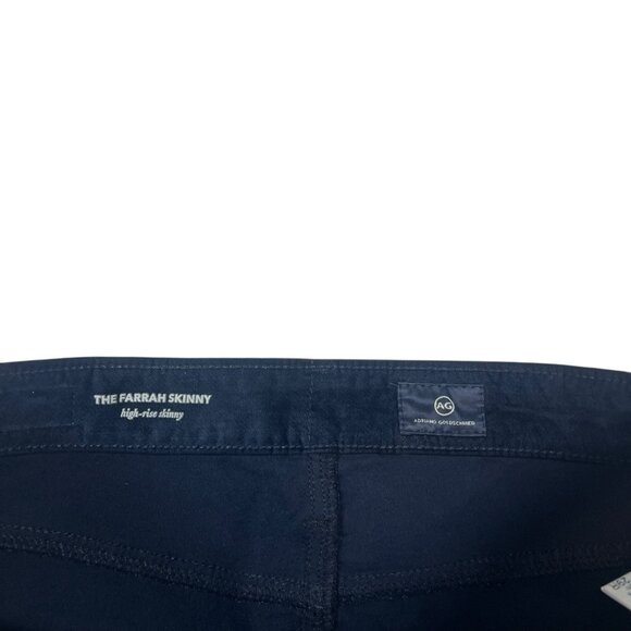 Adriano Goldschmied Farrah High Rise Skinny Jeans Pants Size 29 Navy Blue Velvet - Picture 7 of 10